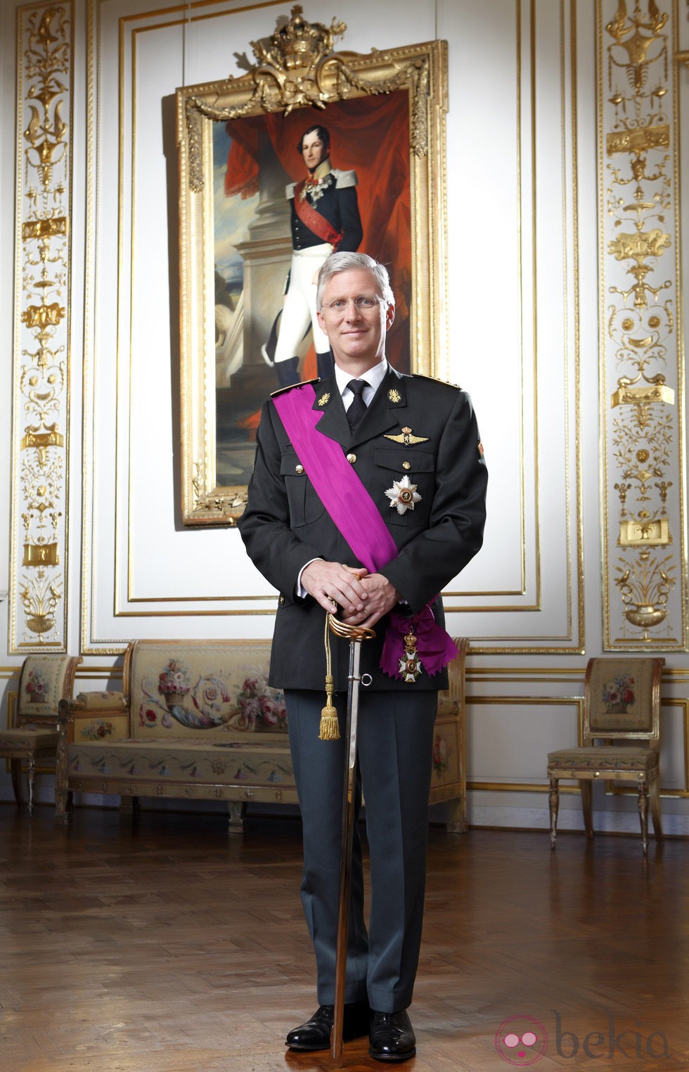 Primer retrato oficial del Rey Felipe de Bélgica