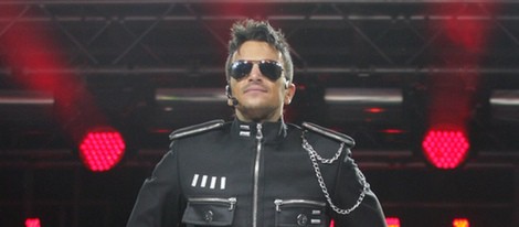 Peter Andre durante un concierto en el LG Arena de Birmingham