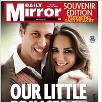 Portada de Daily Mirror con el nacimiento del hijo de los Duques de Cambridge