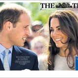 Portada de The Times con el nacimiento del hijo de los Duques de Cambridge