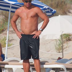 Ronaldo en bañador en Ibiza