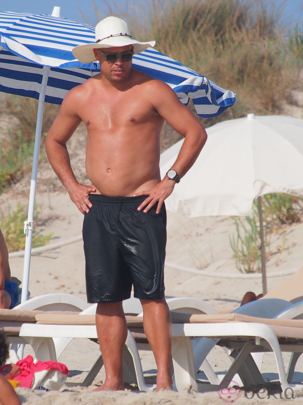 Ronaldo en bañador en Ibiza