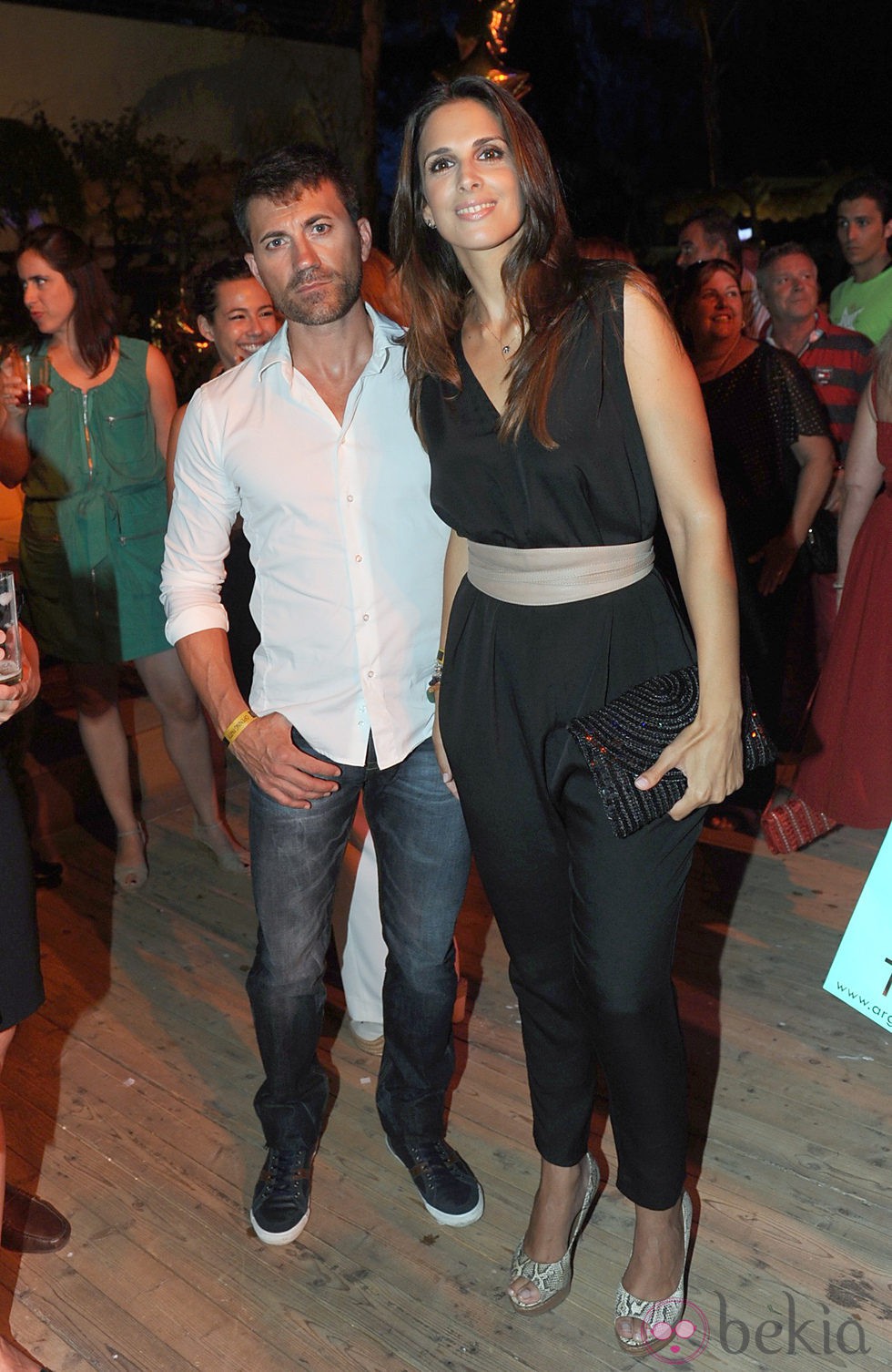 Nuria Fergó y su novio en la inauguración del Starlite Festival 2013