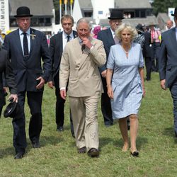 El Príncipe de Gales y la Duquesa de Cornualles en el Royal Welsh Show