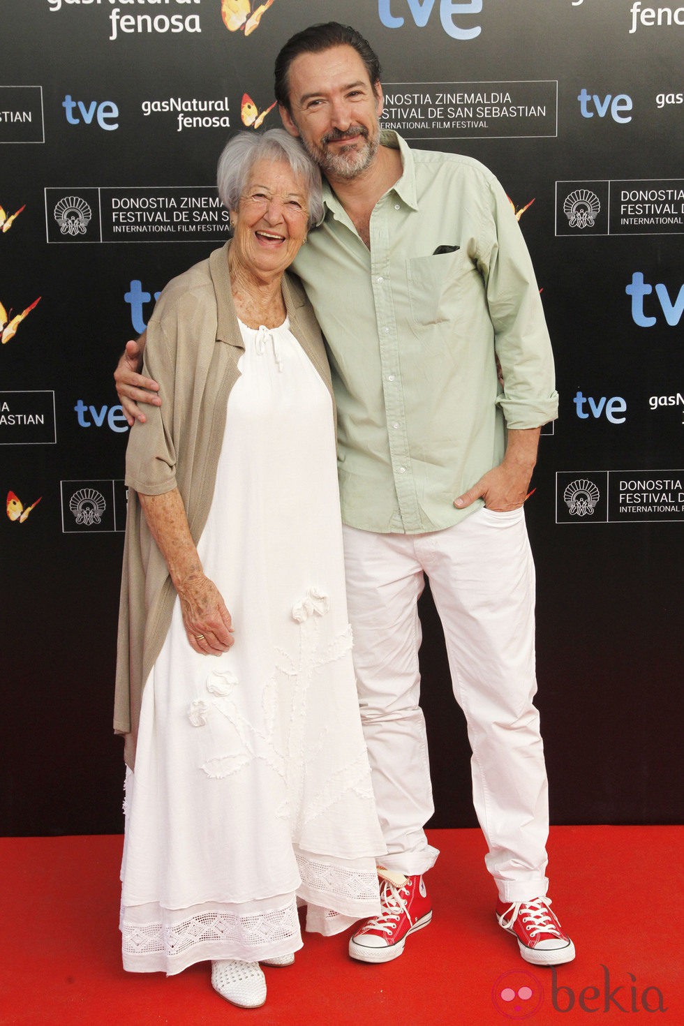 Asunción Balaguer y Ginés García Millán en la presentación del Festival de Cine de San Sebastián 2013