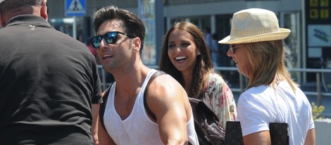 Paula Echevarría y David Bustamante llegan a Ibiza para celebrar su séptimo aniversario de boda