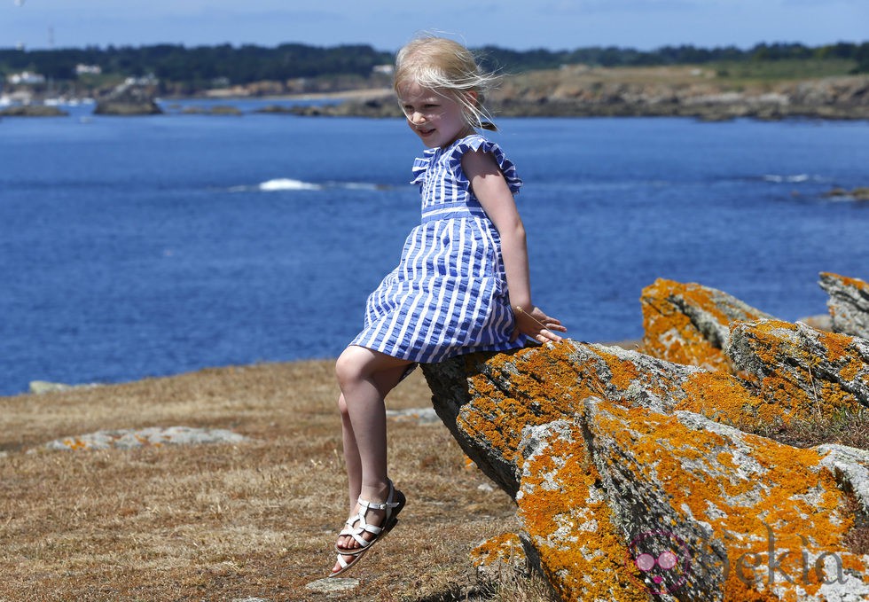 Leonor de Bélgica de vacaciones en Francia