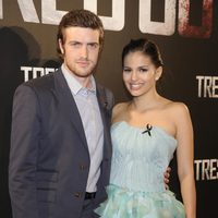 Raúl Mérida y Sara Sálamo en el estreno de 'Tres 60' en Madrid