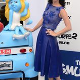 Katy Perry en la premiere de 'Los Pitufos 2' en Los Angeles