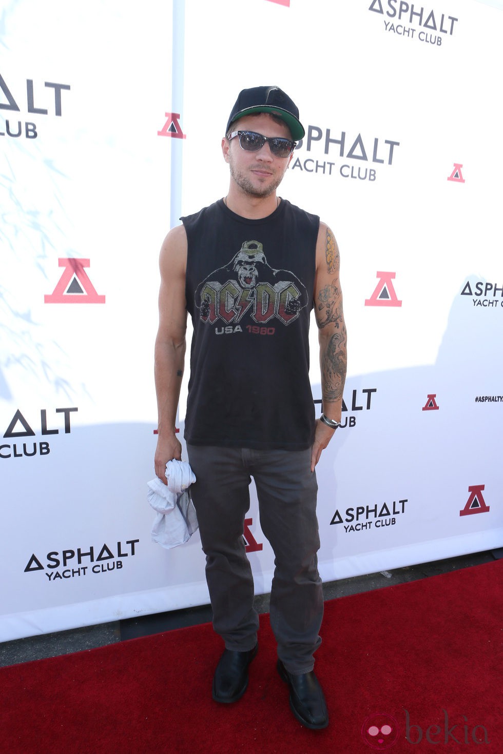 Ryan Phillippe en la fiesta de inauguración del Asphalt Yacht Club