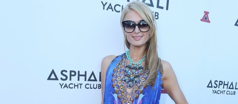 Paris Hilton en la fiesta de inauguración del Asphalt Yacht Club