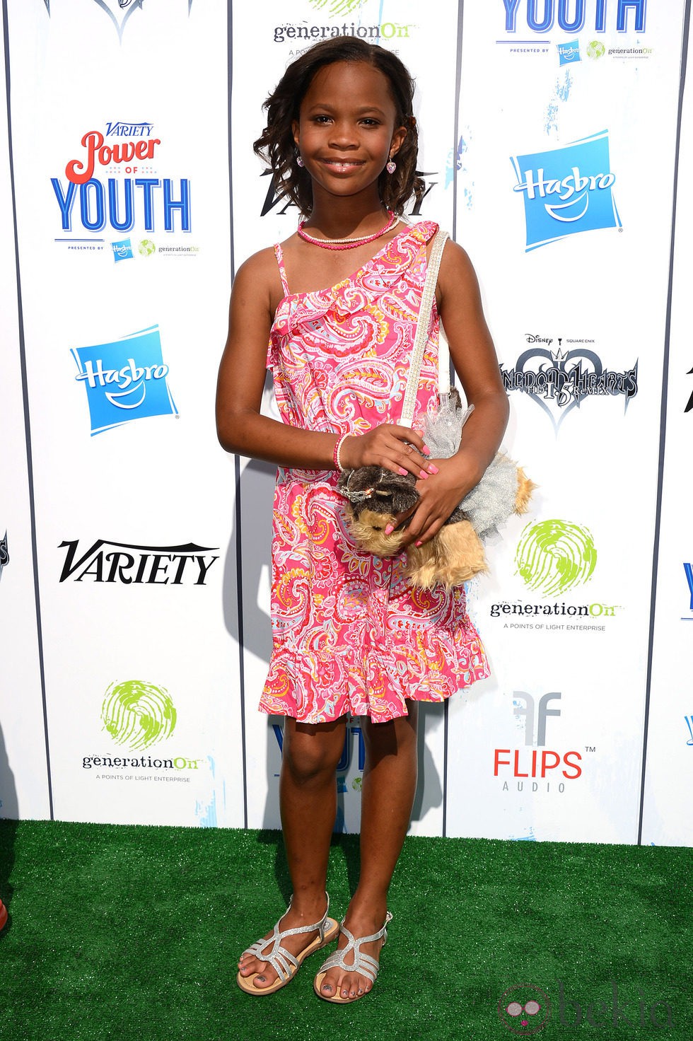 Quvenzhané Wallis en el Power of Youth 2013