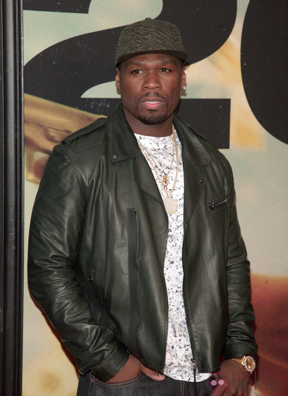 50 Cent en la premiere de '2 Guns' en Nueva York