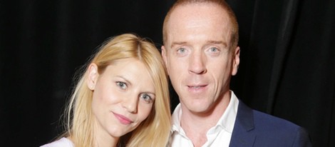 Claire Danes y Damian Lewis en la presentación de la tercera temporada de 'Homeland'