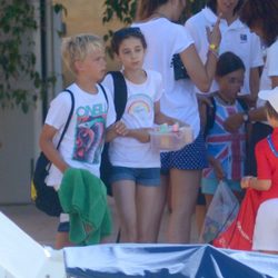 Miguel Urdangarín y Victoria de Marichalar en el club náutico de Cala Nova en Mallorca