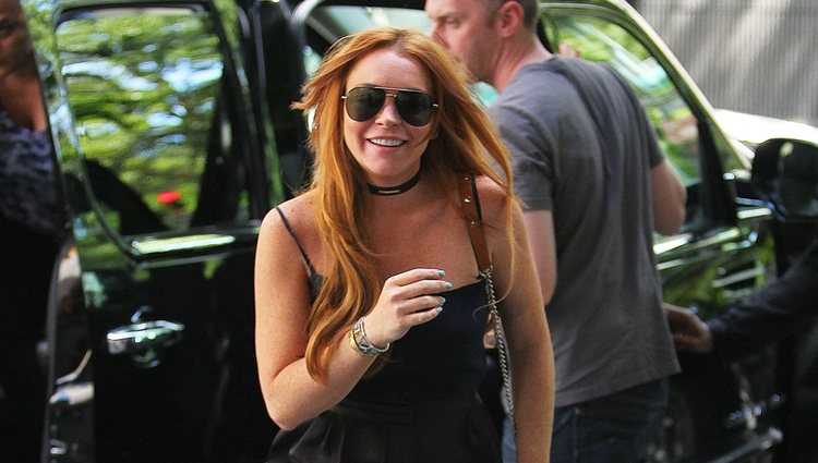 Lindsay Lohan después de salir de la clínica de rehabilitación