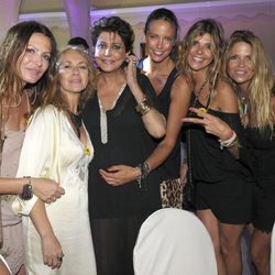 María Pineda, Estefanía Luyk, Arancha de Benito y Makoke en una fiesta de la Fundación Cudeca