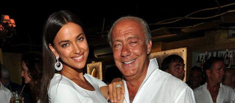 Fawaz Gruosi en su fiesta de cumpleaños junto a Irina Shayk