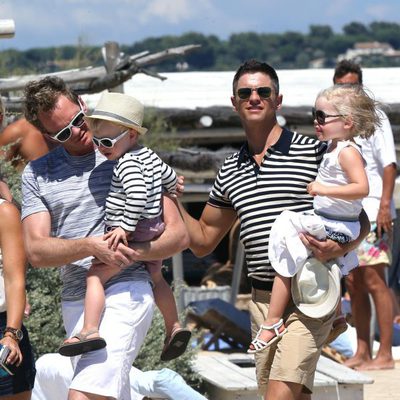 Las vacaciones de Elton John y Neil Patrick Harris con sus familias