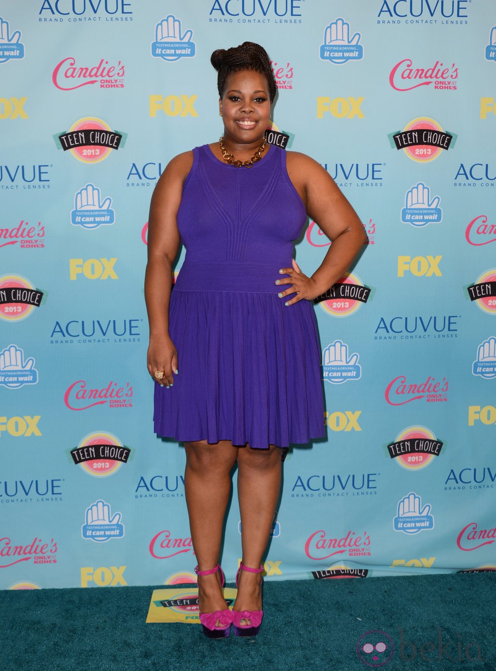 Amber Riley en los Teen Choice Awards 2013