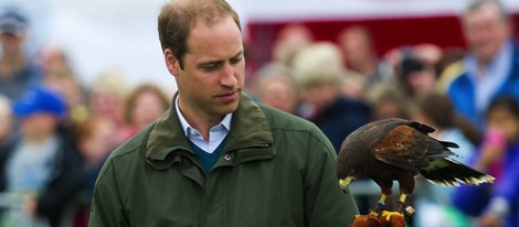 El Príncipe Guillermo de Inglaterra en su visita a la Feria de Anglesey