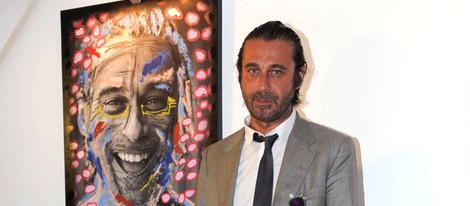 Jordi Mollà en la inauguración de su exposición '20 emociones en 20 segundos' en Marbella