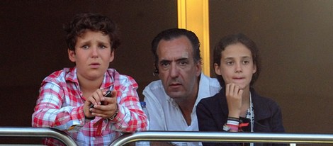 Jaime de Marichalar y sus hijos Froilán y Victoria en el Torneo de Polo de Sotogrande 2013