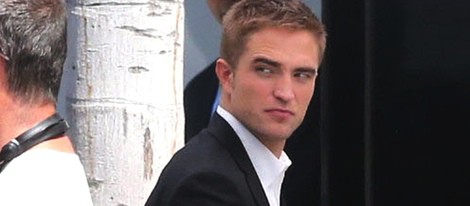 Robert Pattinson en el rodaje de 'Maps to the Stars'