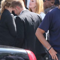 Robert Pattinson y Julianne Moore se preparan para rodar una escena de 'Maps to the Stars'