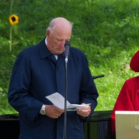 Los Reyes Harald y Sonia en el 40 cumpleaños de Mette-Marit de Noruega