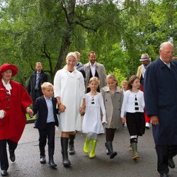 La Familia Real de Noruega en la celebración del 40 cumpleaños de Mette-Marit de Noruega