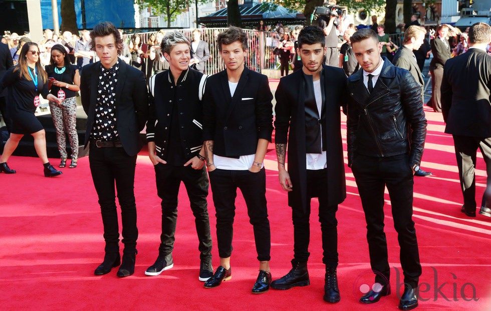 Los One Direction en el estreno de '1D: This is Us' en Londres