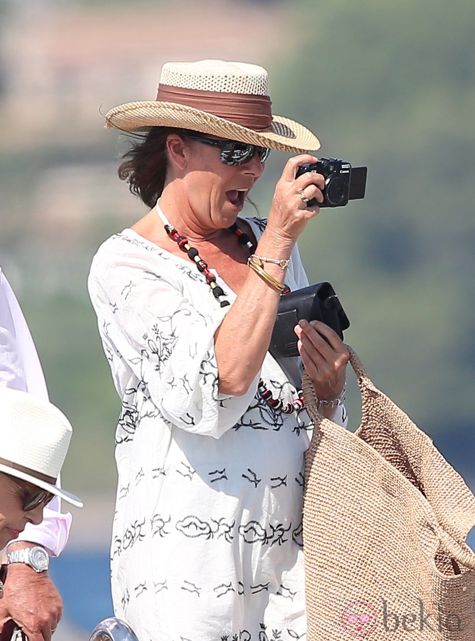 La Princesa Carolina de Mónaco, como una turista más en Saint-Tropez