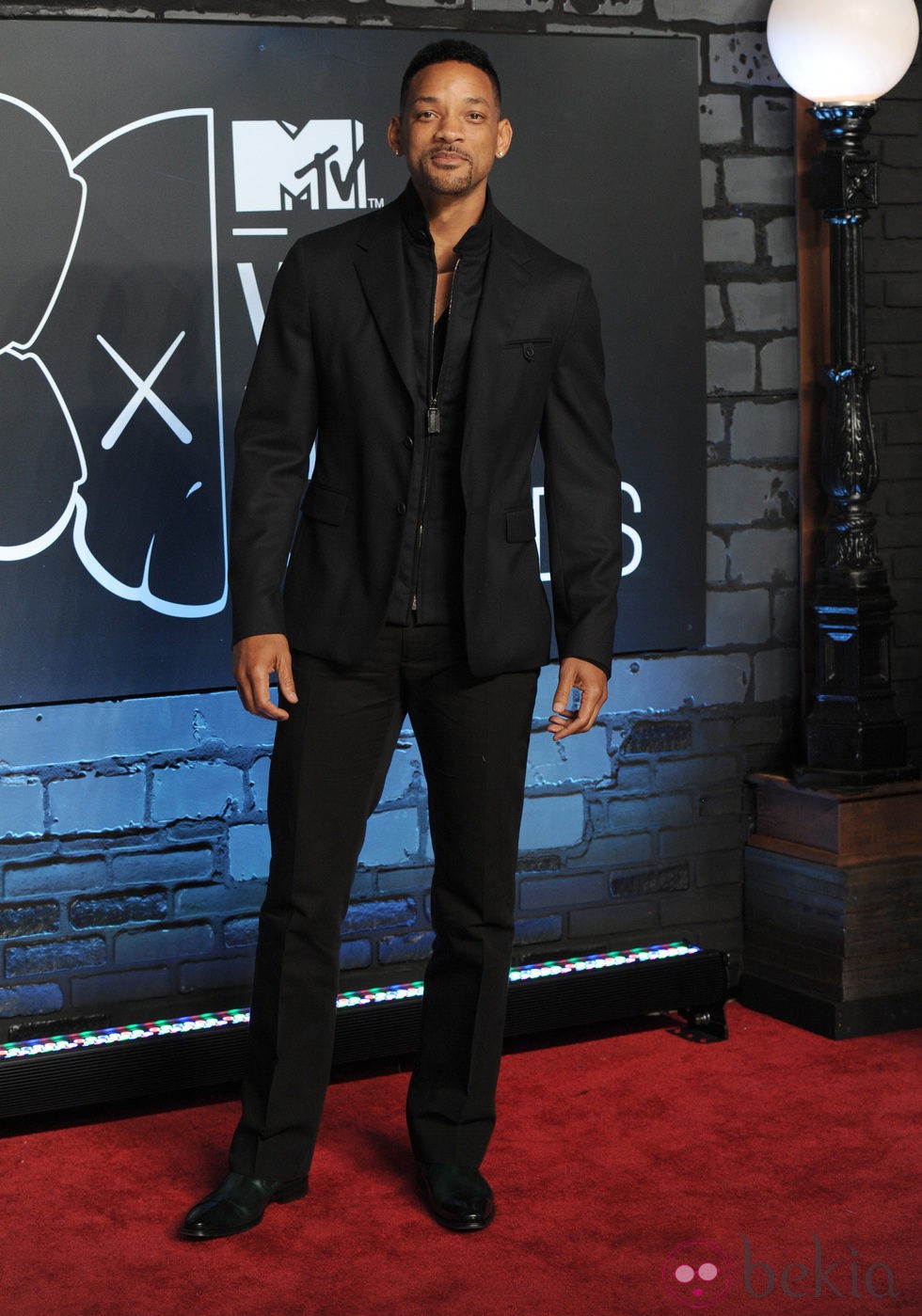 Will Smith en la alfombra roja de los MTV VMA 2013