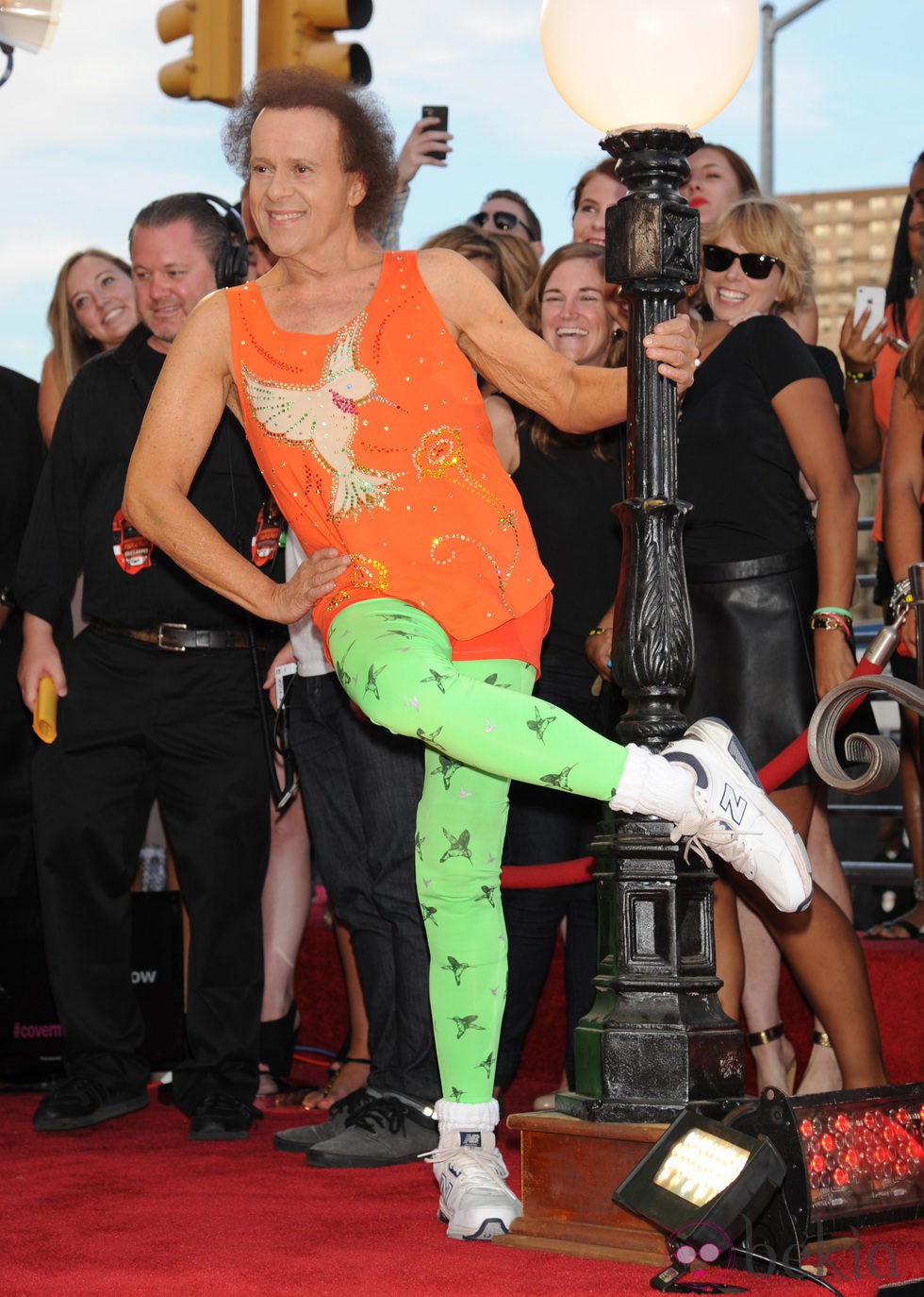 Richard Simmons en la alfombra roja de los MTV VMA 2013