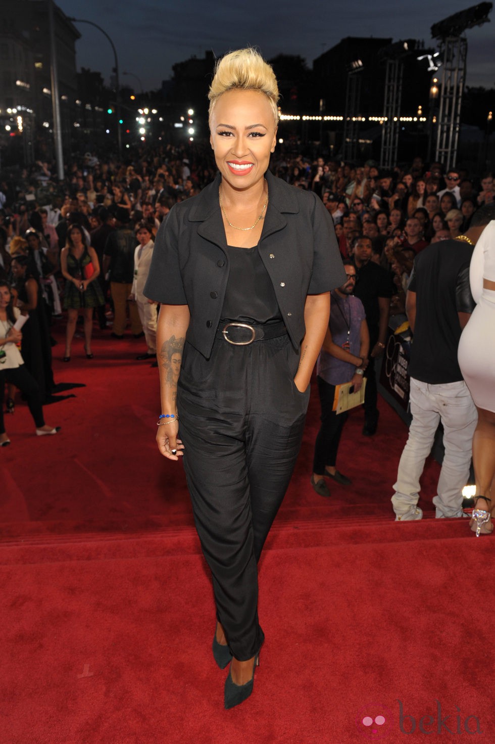 Emeli Sandé en la alfombra roja de los MTV VMA 2013