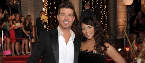 Robin Thicke y Paula Patton en los MTV VMA 2013