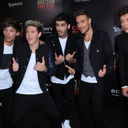 Los One Direction en el estreno de '1D: This is Us' en Nueva York