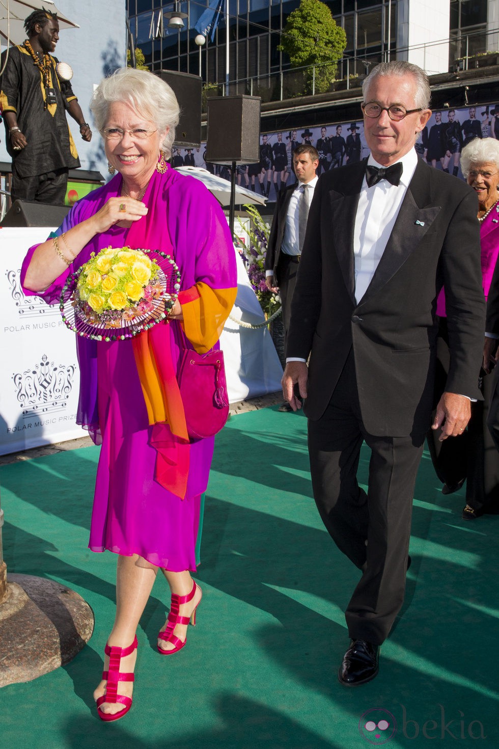 Cristina de Suecia y Tord Magnusson en los Premios Polar Music 2013