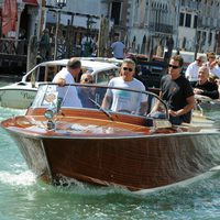 George Clooney a su llegada a la Mostra de Venecia 2013