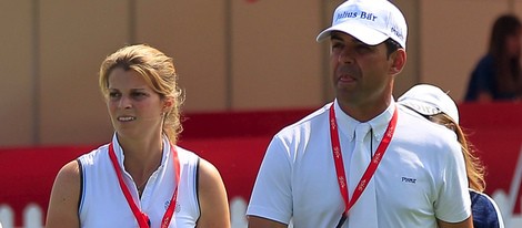 Athina Onassis y Doda Miranda en el Concurso de Saltos de Gijón