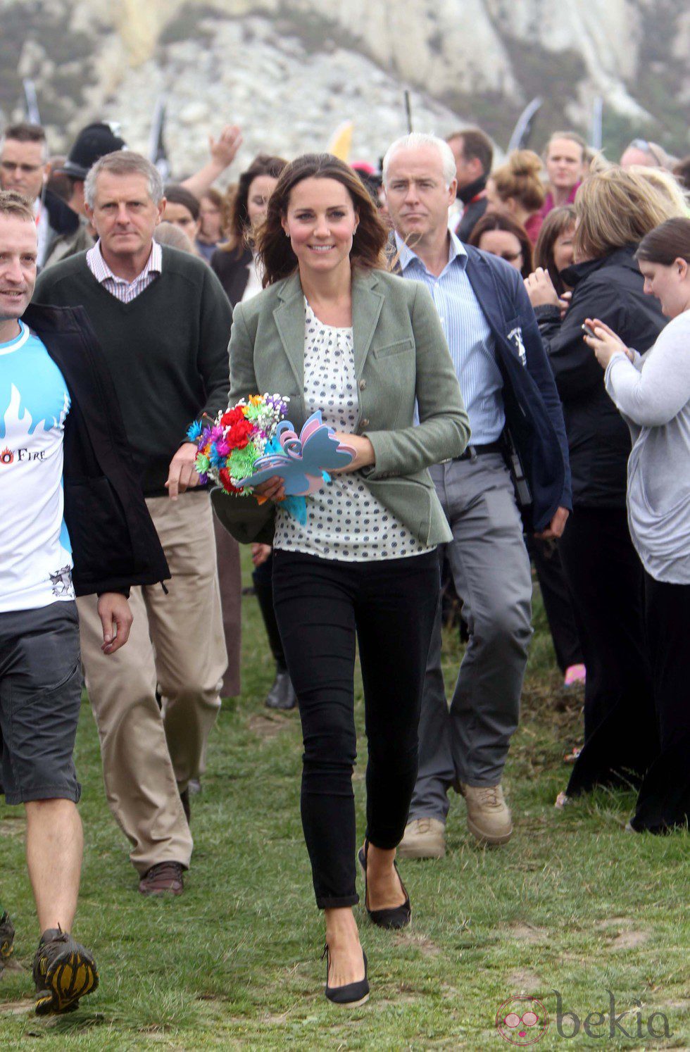 Kate Middleton en su primer acto oficial tras ser madre