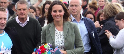 Kate Middleton en su primer acto oficial tras ser madre