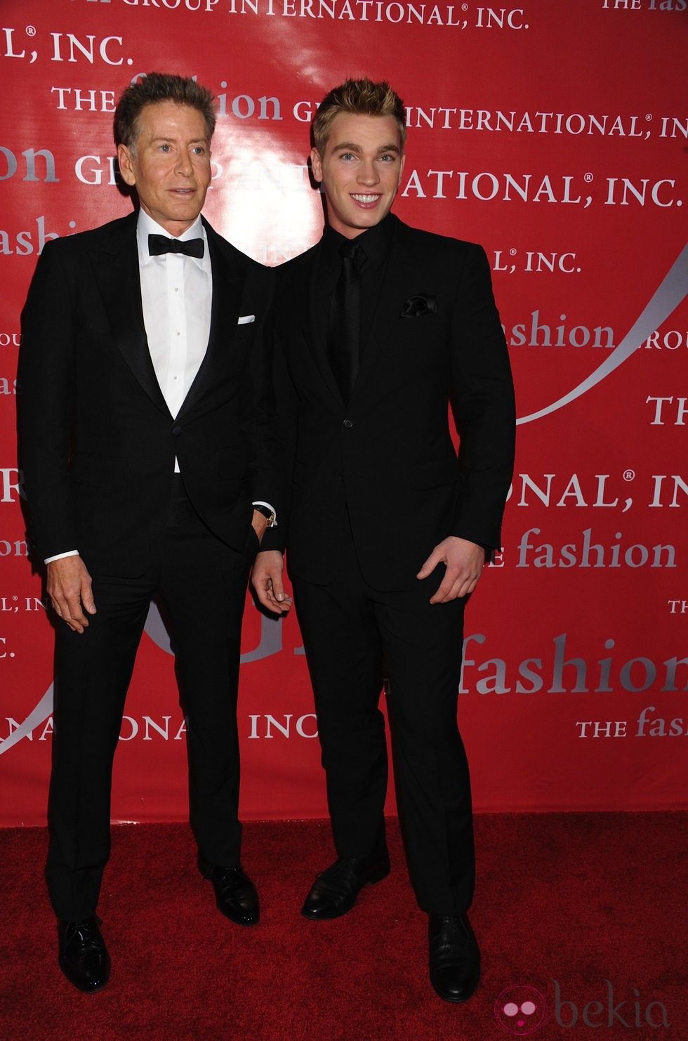 Calvin Klein y Nick Gruber en Nueva York