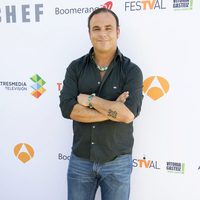 Ángel León en la presentación de 'Top Chef' en el FesTVal de Vitoria 2013