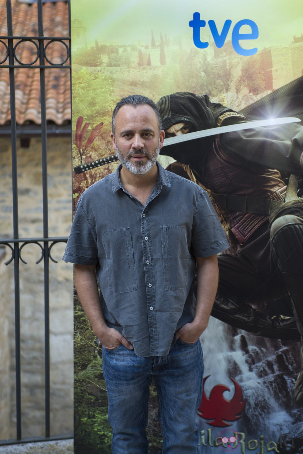 Javier Gutiérrez en la presentación de 'Águila Roja' en el FesTVal de Vitoria 2013