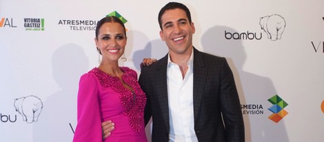 Paula Echevarría y Miguel Ángel Silvestre en el estreno de 'Galerías Velvet' en el FesTVal de Vitoria 2013