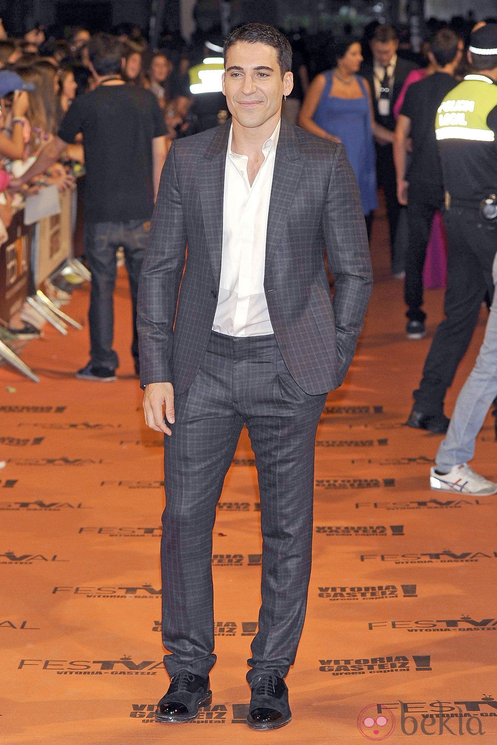 Miguel Ángel Silvestre en el estreno de 'Galerías Velvet' en el FesTVal de Vitoria 2013