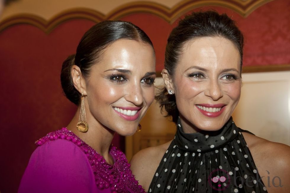 Paula Echevarría y Aitana Sánchez Gijón en el estreno de 'Galerías Velvet' en el FesTVal de Vitoria 2013