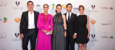 Miguel Ángel Silvestre, Paula Echevarría, Aitana Sánchez Gijón, Maxi Iglesias Iglesias y Manuela Velasco estrenan 'Galerías Velvet' en el FesTVal de Vitori